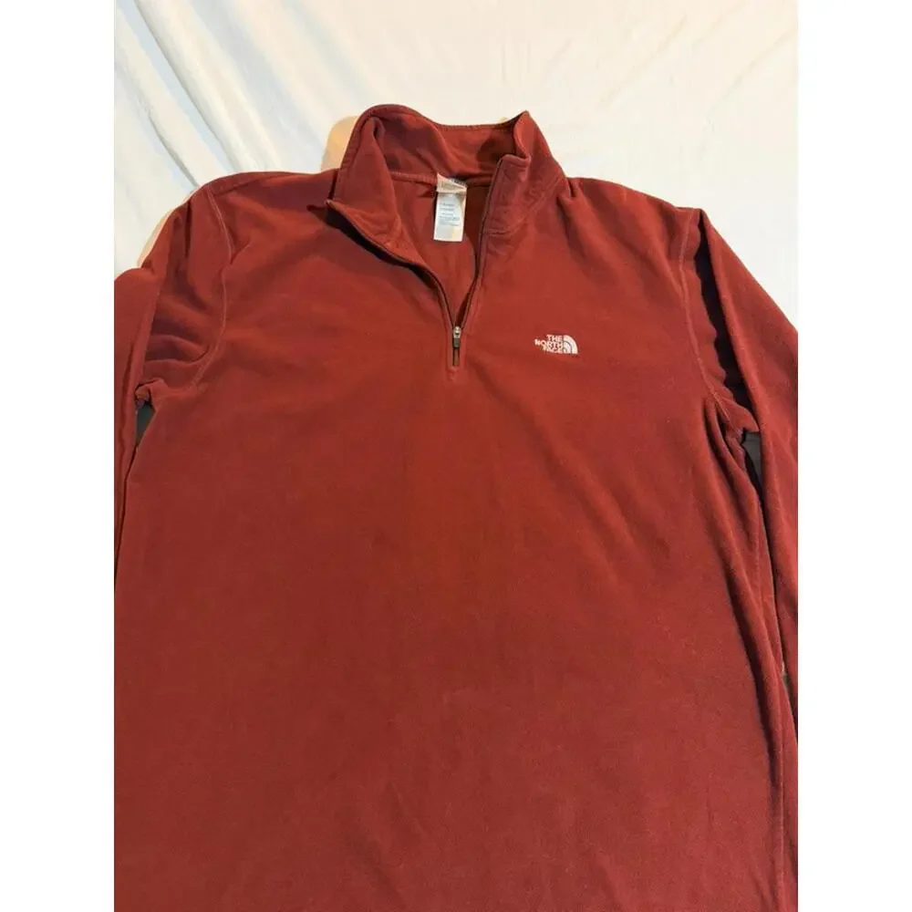 The North Face Mens Quarter Zip Glacier Fleece‎ Pullover Jacket Sweater Size XL